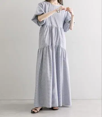 mystic 드로스트 개더 원피스