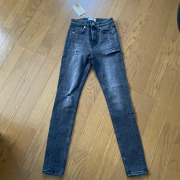 GYDA 데미지 가공 스키니 데님