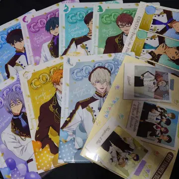 Free! x 코코스 콜라보 클리어 파일 9개 세트