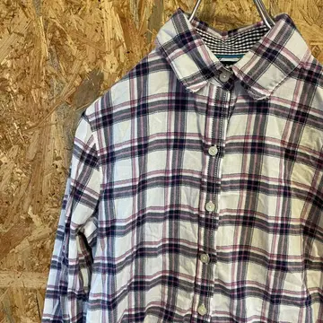 AE8712 TOMMY HILFIGER 긴팔 셔츠 퍼플 여성용 4