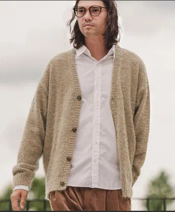 mcg3292- Shaggy Knit Cardigan 가디건