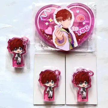앙스타 8주년 아마기 히이로 하트 동상 mini 아이돌 참 세트