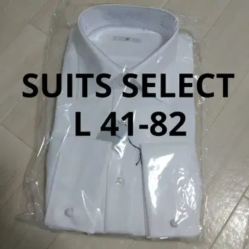 최종 SALE 정장 셀렉트 화이트 스트라이프 긴팔 셔츠 L41-82