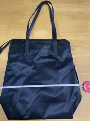 러셋 나일론 사이드 지퍼 토트백