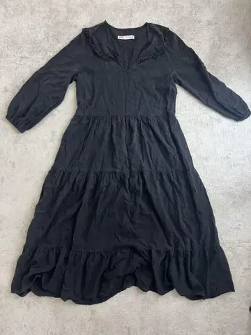 ZARA 블랙 롱 원피스 S 시착만 거의 새 상품