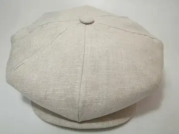 USA 뉴욕 햇 Linen Newsboy 린넨 Oatmeal 새상품 L