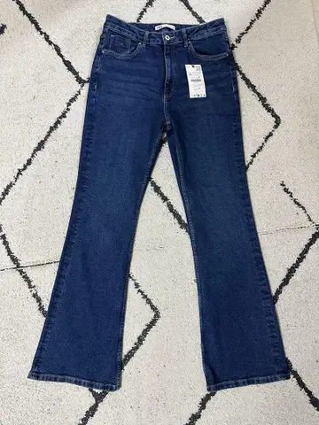 ZARA 다크 블루 부츠컷 데님