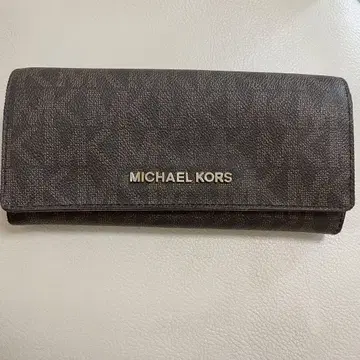 MICHAEL KORS 장지갑 다크 브라운
