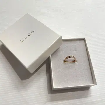 L&Co. 핑크 골드 silver925 반지