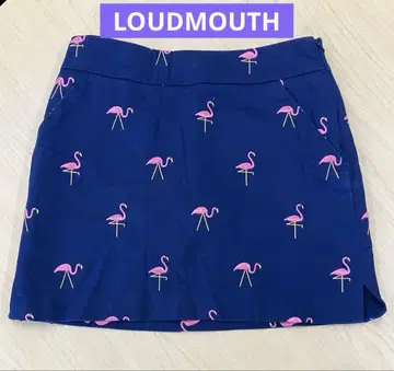 새상품급 LOUDMOUTH 라우드마우스 여성용 골프 스커트 플라밍고