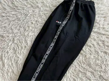 FILA 블랙 조거 팬츠 구제 맨투맨