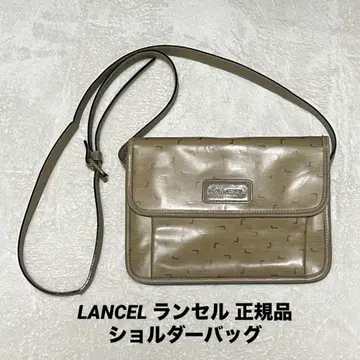 LANCEL 란셀 숄더백 베이지 PVC