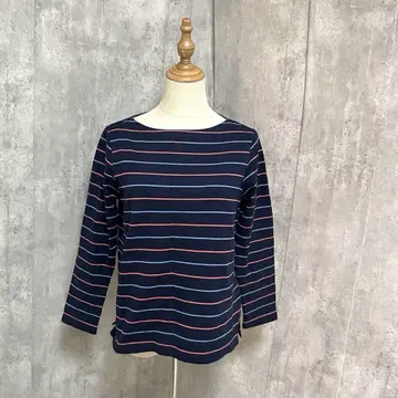 UNIQLO 보더 보트넥 롱T 사이드 슬릿 심플 깔끔
