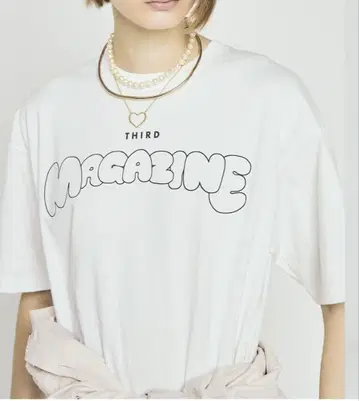 THIRD MAGAZINE 서드 매거진 버블 로고 T셔츠