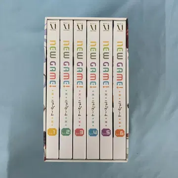 NEW GAME! 초회 생산 한정판 BOX 포함 전 6권 세트