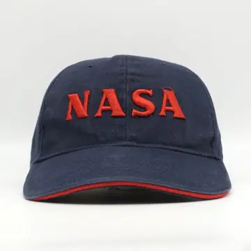 NASA 나사 미국 항공우주국 기업 로고 자수 캡 구제 빈티지