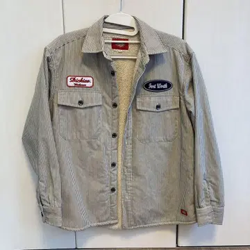 Dickies 스트라이프 긴팔 셔츠 M