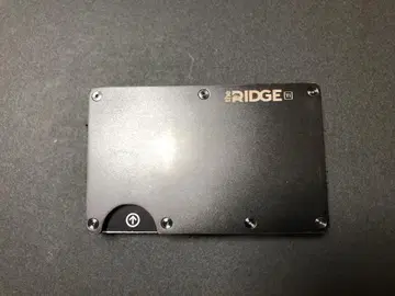 the RIDGE 더 리지 카드 케이스 티타늄 재질 표면 흠집 있음 중고