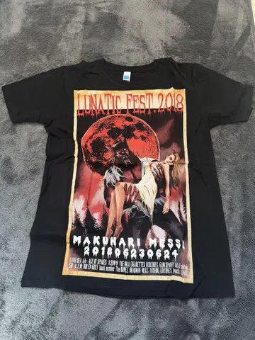 LUNATIC FEST 2018 티셔츠 블랙