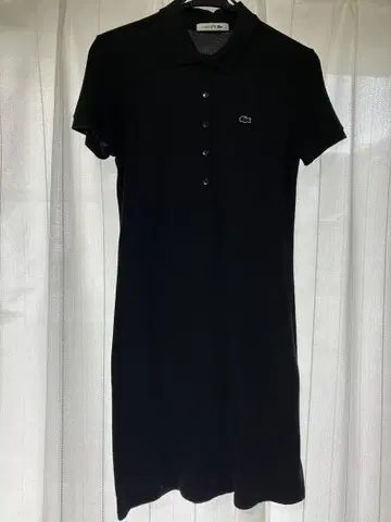 Lacoste 블랙 폴로 원피스