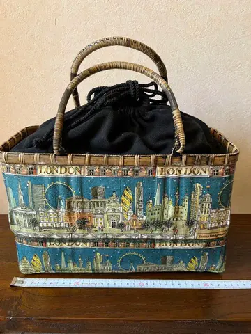 런던 그림체 이칸바리 바스켓백