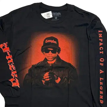 새상품 EAZY-E 긴팔 티셔츠 XL N.W.A rap tee 랩 티