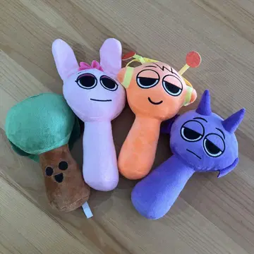 [미사용 새상품] 스플랑키 봉제 인형 4세트