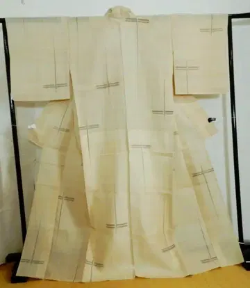 정견 시츠케 부착 견파초 기모노 잠자리 패턴 미품