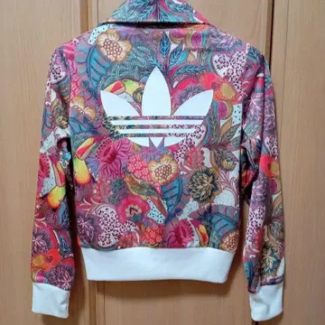 adidas originals 꽃무늬 저지 트랙 자켓 M
