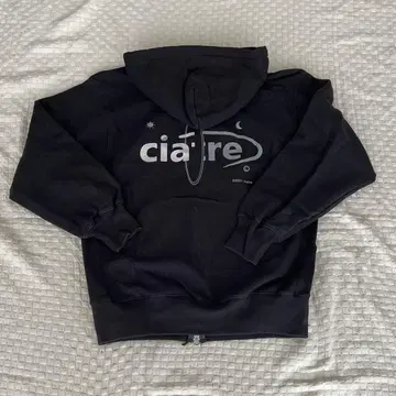 ciatre 블랙 지퍼 후드티 L