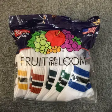 미사용 새상품 FRUIT OF THE LOOM 삭스 양말 10매 세트