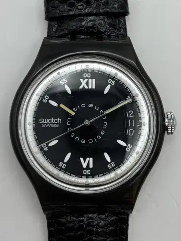 미사용품 ] Swatch 스와치 ROPPONGI 오토매틱 남성용 손목시계