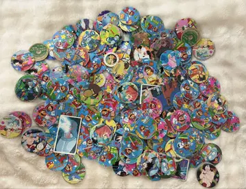 딱지 쇼와 레트로 딱지 애니메이션 드래곤볼 마리오 근육맨 등