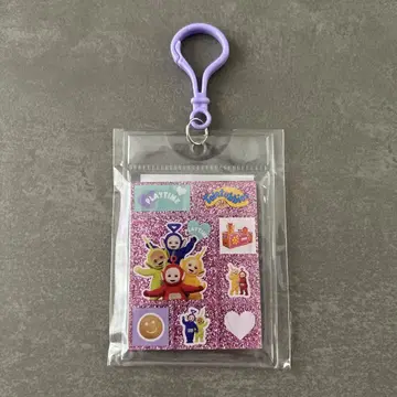 텔레토비즈 타일 씰풍 아크릴 키링