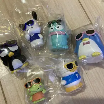 산리오 hapidanbui 선글라스 바치바치 피규어 컴플리트
