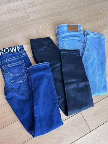 RODEO .moussy .EDWIN 스키니 청바지 세트