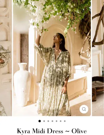 새상품 daughters of india Kyra Midi Dress