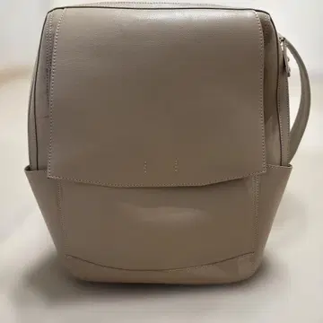 destyle 베이지 심플 백팩 A4 숄더백