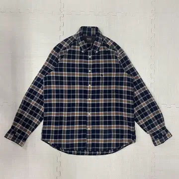 POLO 체크 무늬 버튼 다운 셔츠 긴팔 랄프 로렌