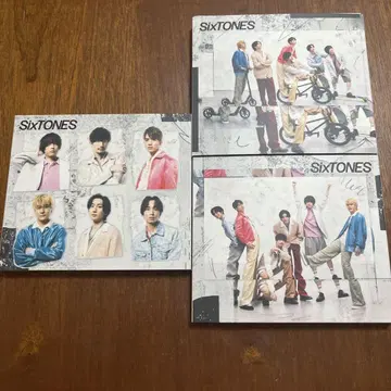 SixTONES 음색 초회반 A B 일반ver 3세트