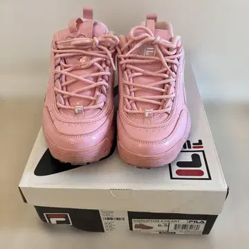 FILA 여성용 핑크 23.5cm 체리 발렌타인 한정판