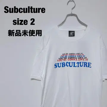 Subculture 티셔츠 사이즈 2 미사용 새상품