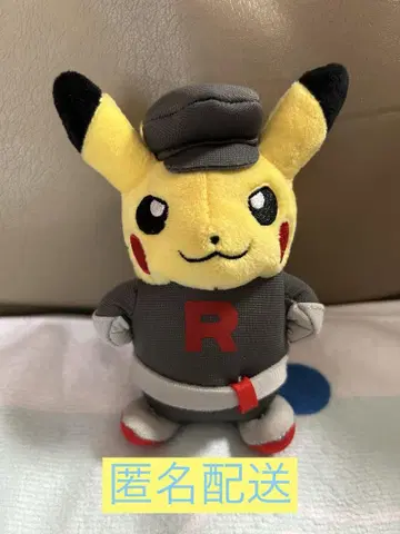 로켓단 피카츄 봉제인형 마스코트