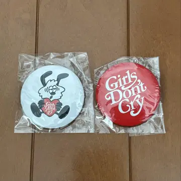 Girls Don't Cry 핀 배지 2개 세트 VICK