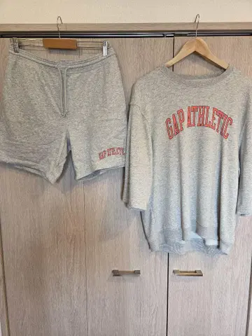 GAP 셋업 빈티지 소프트 티셔츠 하프 팬츠 스웨트
