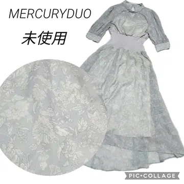 36 MERCURYDUO 여성용 원피스 반팔 허리 리브 숄더