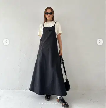 트렁크88 Belted Flare Jumper Skirt