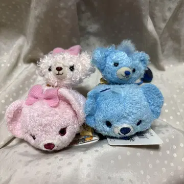 유니베어 츠무츠무 블루 베리 머리끈 스티치 엔젤
