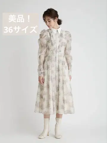 [CELFORD] 트와르 드 조이 프린트 원피스 36 사이즈