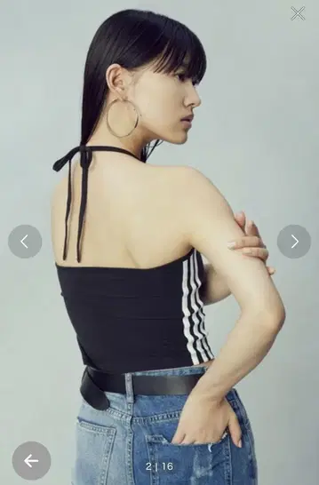 adidas originals 홀더 넥 탱크탑 블랙 M